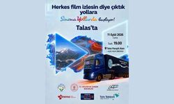 Sinema tırı bu kez Talas’ta: Açık havada ücretsiz film keyfi