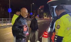 Kayseri’de alkollü sürücü polislerin uygulama noktasını beğenmedi