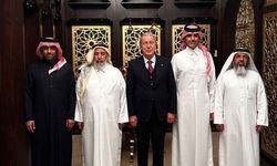 Hulusi Akar, Katarlı Bakan ve Büyükelçi ile görüştü