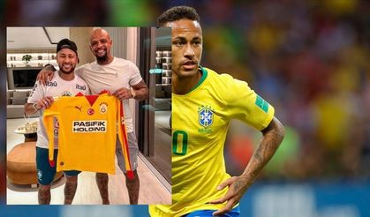 Neymar Galatasaray forması ile poz verdi