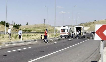 Kayseri'de otomobil ile motosiklet çarpıştı: 1 ölü, 1 yaralı