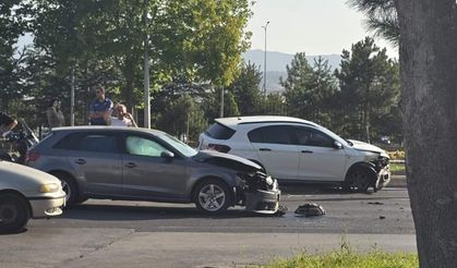 Kayseri'de Talas Bulvarı'nda trafik kazası