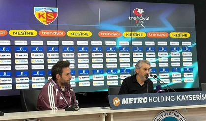Kayserispor Teknik Direktörü Atila Gerin: Gerekirse onu da yeneceğiz Allah büyük