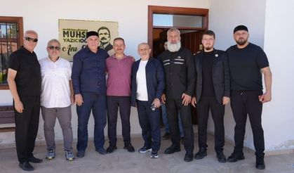 Çeçenistan heyeti, Muhsin Yazıcıoğlu’nun baba ocağını ziyaret etti