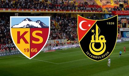 Kayserispor İstanbulspor maçı ilk 11’leri belli oldu