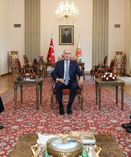 DEM Parti ile Numan Kurtulmuş görüştü: Çerçeve yasa için adımlar hızlı atılmalı!