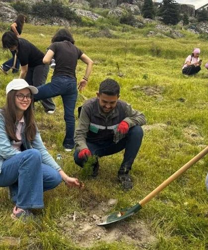 Kayseri’de yeşil seferberlik: 300 fidan toprağa kavuştu
