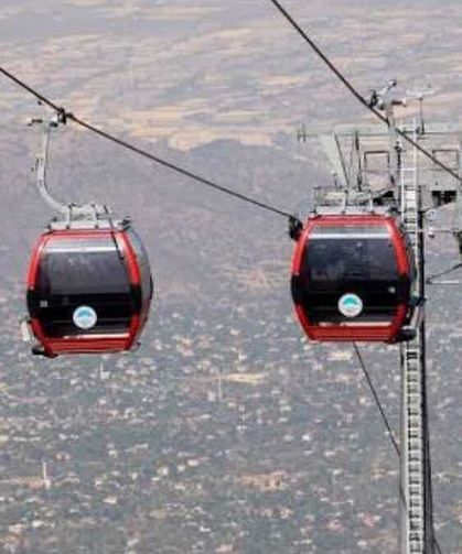 Erciyes’te gondol teleferikler, misafirlerini bekliyor!