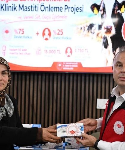 Kayseri’de süt üreticilerine Mastitis cihazı desteği