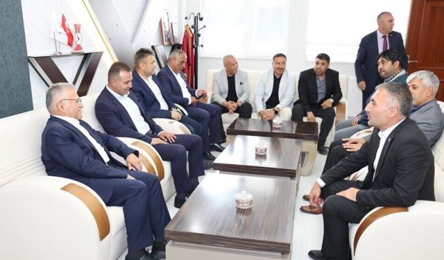 BAŞKAN BÜYÜKKILIÇ’TAN SARIZ’A ZİYARET