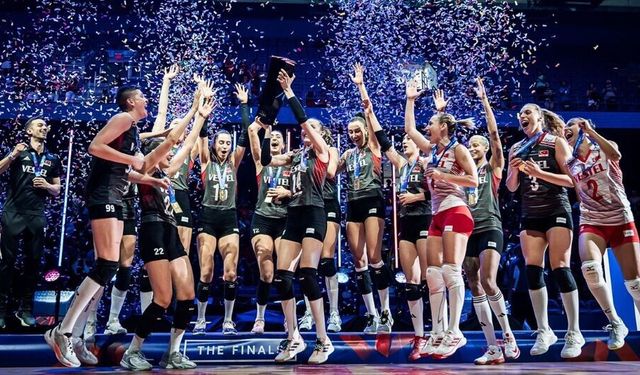 Voleybol Milletler Ligi’nin 2023 yılı şampiyonu Türkiye oldu