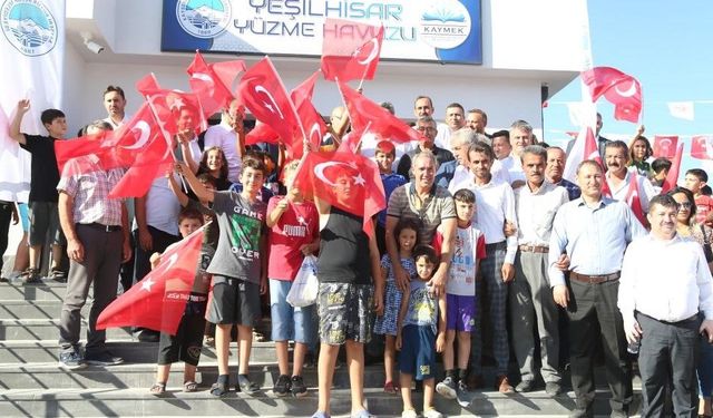 Yeşilhisar Yüzme Havuzu’na Yoğun İlgi