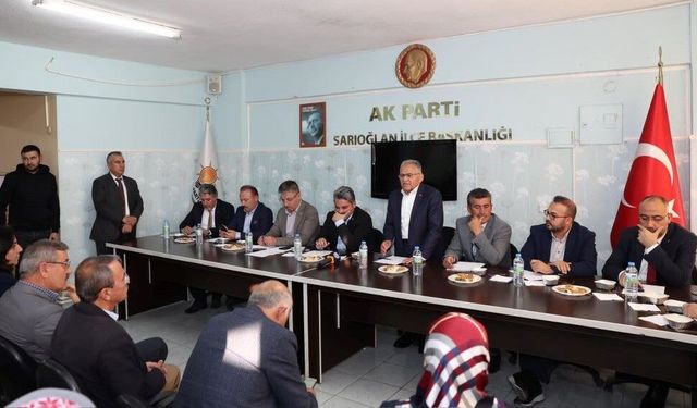 Başkan Büyükkılıç, Sarıoğlan'ı Ziyaret Etti