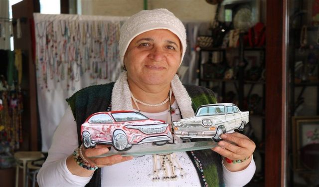 Cama Şekil Veren Anne İle Oğlu Yerli Otomobil Togg Ve Devrim'i Tasarladı