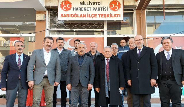 Başkan Büyükkılıç'tan Sarıoğlan'da ‘CUMHUR İTTİFAKI’ Ziyareti