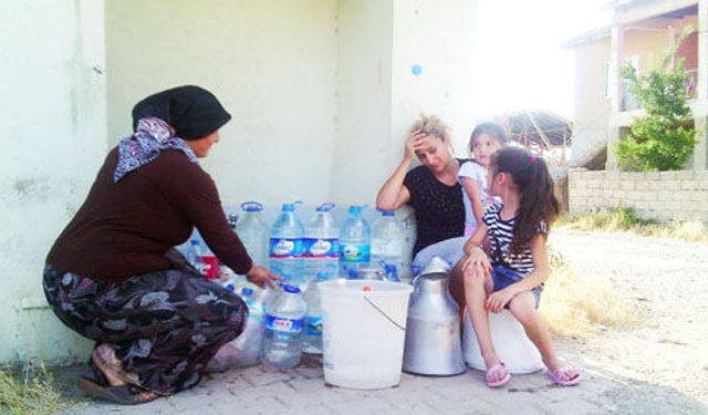 Sarıoğlan'ın içmesuyu çilesi bitmek bilmiyor