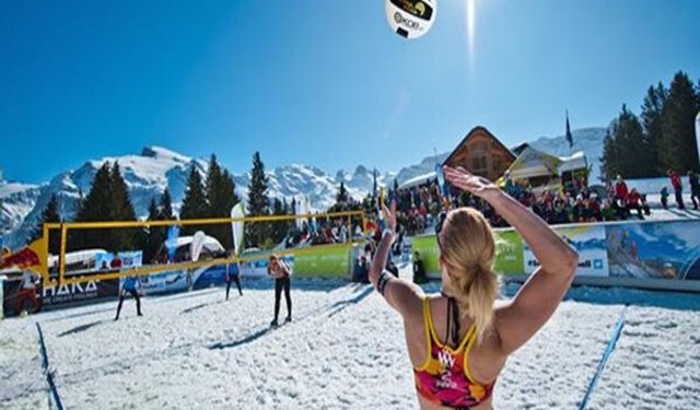 Kar Voleybolu Avrupa Kupası Türkiye'de İlk Kez Erciyes’te 