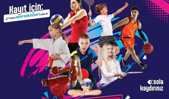 Kayseri'de yaz spor okulları kayıtları başladı! 20 farklı tesiste yapılacak