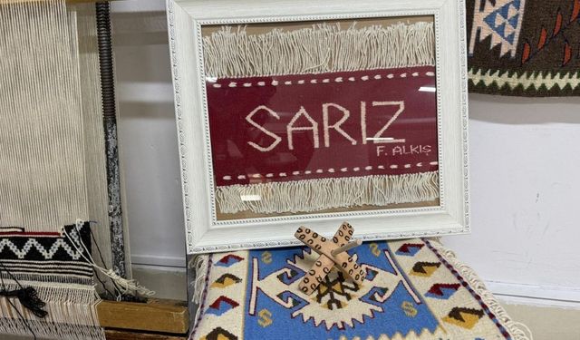 Unutulmaya yüz tutmuş Sarız kilimleri yeniden hayat buluyor