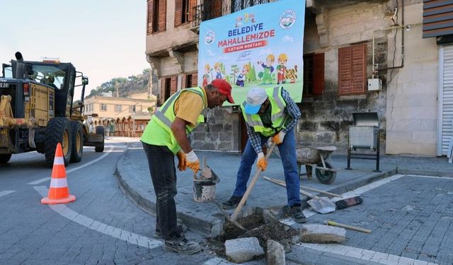 Talas’ın Belediye Mahallemizde uygulaması tarihi sokaklarda
