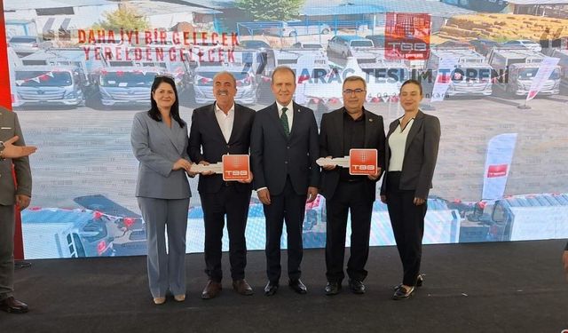 TBB’den Kayseri’ye destek! Felahiye ve Sarız’a temizlik araçları hibesi