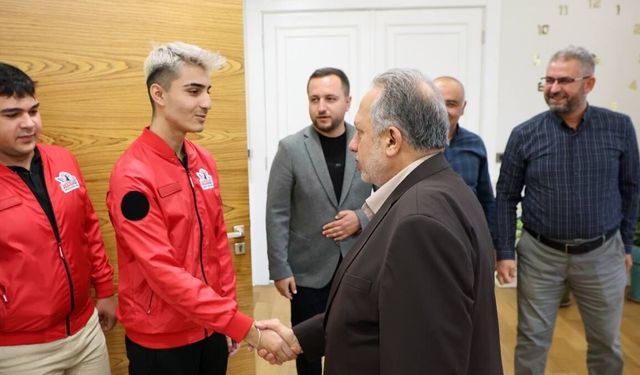 Başkan Mustafa Yalçın’ın Teknofest başarısı