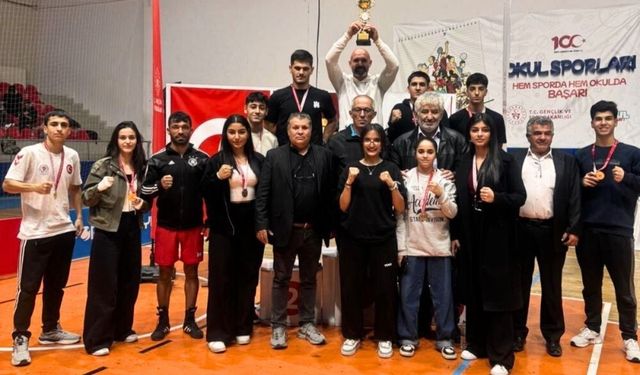 Kayseri’de Akdeniz rüzgarı : 13 sporcu ile 13 madalya aldılar