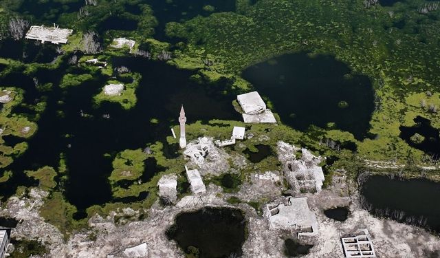 Kayseri'de sular çekilince kayıp köyler ortaya çıktı!