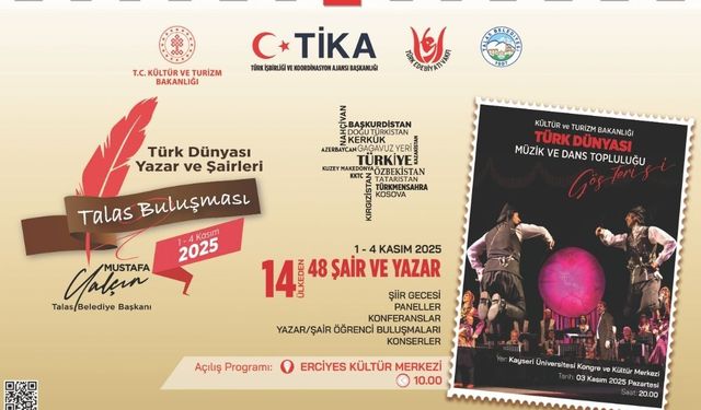 Türk Dünyası Talas’ta birleşiyor!