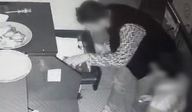 Güvenlik kamerasına el salladı: 15 yaşındaki hırsızın pişkinliği pes dedirtti!