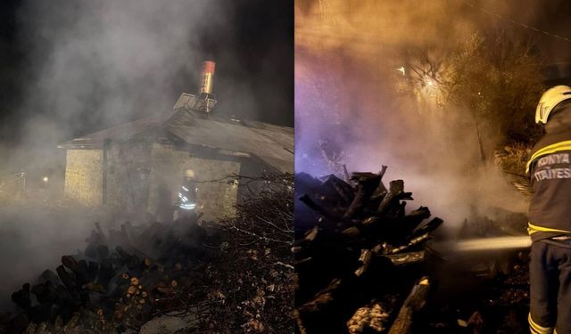 Müstakil evde yangın: Büyük hasara yol açtı!