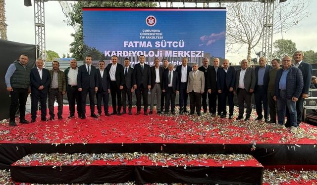 Başkan İlmek, Fatma Sütcü Kardiyoloji Merkezi’nin temel atma törenine katıldı