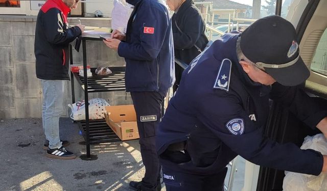 Kayseri’den Develi’ye getirilen lavaş ekmekler ihbar edildi!