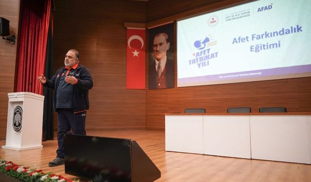 Afete hazırlık Melikgazi’de başlıyor: Personel sahaya eğitimle güçlendi