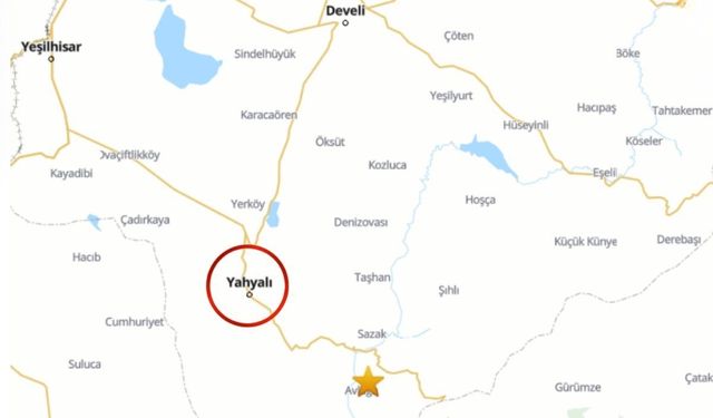 Yahyalı’da deprem fırtınası devam ediyor! Akşam vakti iki kere sallandı