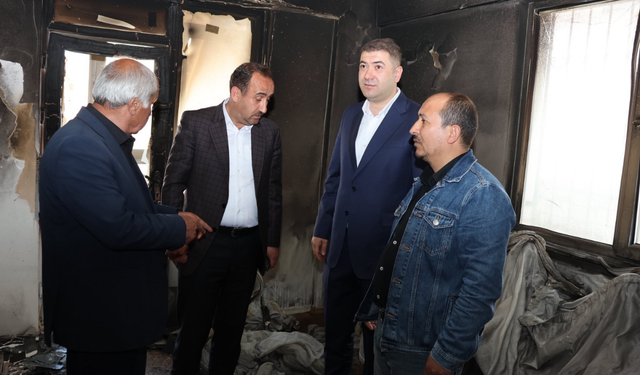 Mustafa İlmek ve Ömer Said Karakaş'tan yanan eve inceleme!