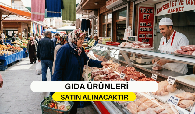 GIDA ÜRÜNLERİ SATIN ALINACAKTIR