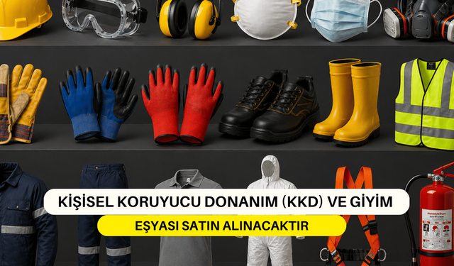 KİŞİSEL KORUYUCU DONANIM (KKD) VE GİYİM EŞYASI SATIN ALINACAKTIR