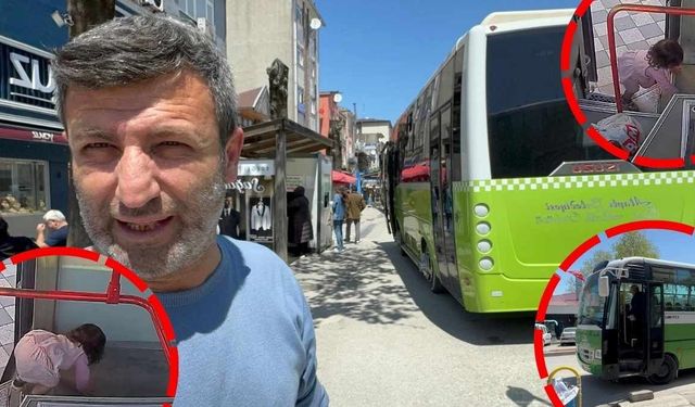 Ağlama sesleri hayatını kurtardı: 2 yaşındaki çocuk otobüste bulundu!