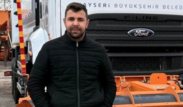 Kayseri Büyükşehir Belediyesi personeli iş kazasında hayatını kaybetti