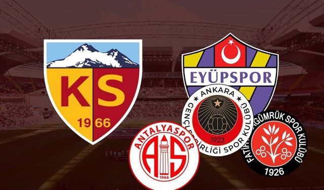 Kayserisporluların kulakları bu maçlarda! Süper Lig’de küme düşen ilk takım belli olacak
