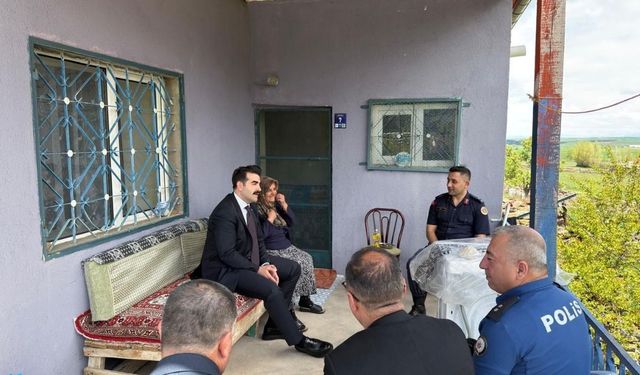 Tomarza Kaymakamı Selim Eser'den şehir ailesi ve gazilere ziyaret!