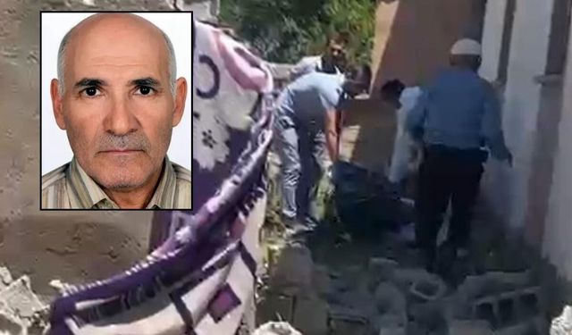 Yalnız yaşayan adam evinin bahçe duvarı altında ölü bulundu!