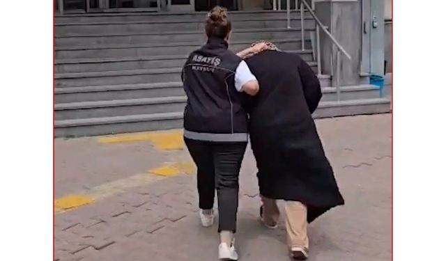 Kayseri'de silahlı yağma suçundan 10 yıl cezası olan kadın yakalandı