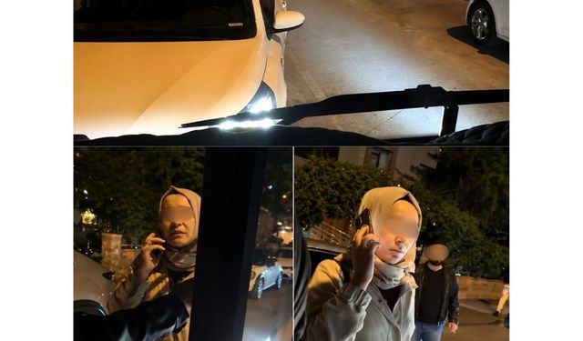 Kayseri'de yol verme kavgasında kameralar konuştu: Halk Otobüsü şoförü ile kadın sürücü birbirini kaydetti!