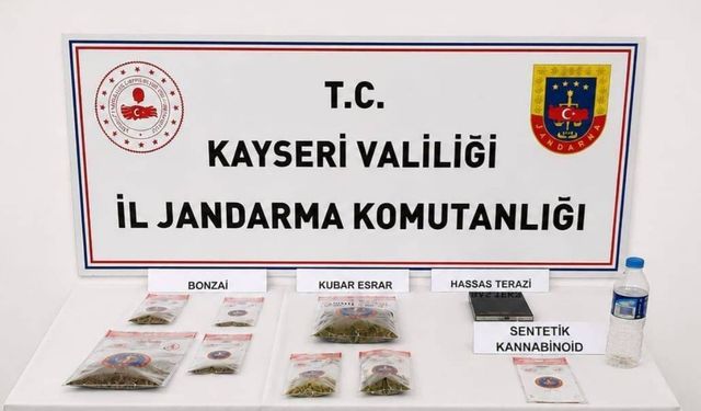 Kayseri Gesi'de uyuşturucu operasyonu: 2 şüpheli gözaltına alındı