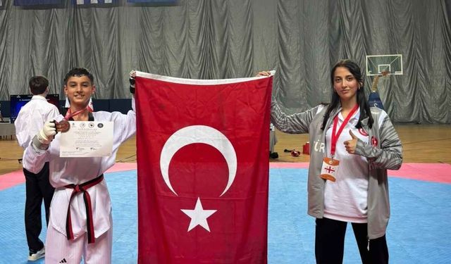 Kayserili sporcu Ramazan Efe Özkan Gürcistan’da zirveye çıktı