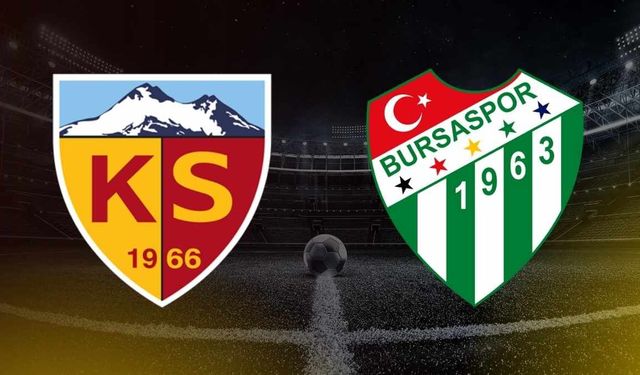 TFF Kayserispor Bursaspor maçı sonrası flaş karar! Resmi siteden açıklandı