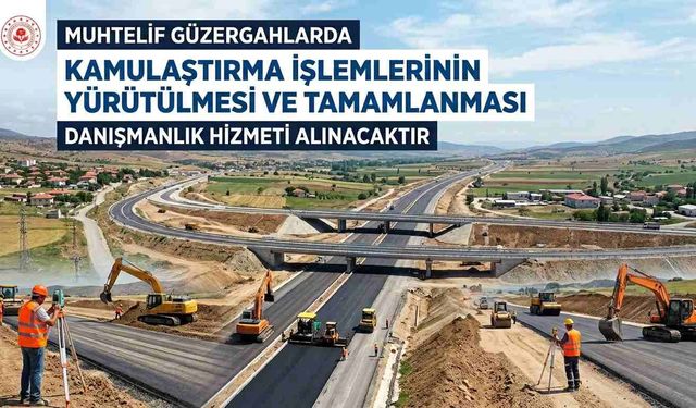 MUHTELİF GÜZERGAHLARDA KAMULAŞTIRMA İŞLEMLERİNİN YÜRÜTÜLMESİ VE TAMAMLANMASI DANIŞMANLIK HİZMETİ ALINACAKTIR