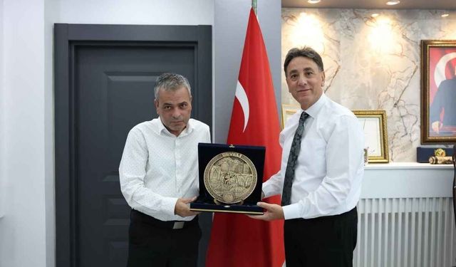 Develi Emniyet Müdürü Salif Öztürk’ten Başkan Şengül’e veda ziyareti